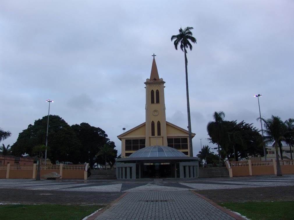Igreja histórica colonial em Paranaguá