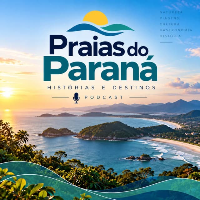 Capa do podcast Praias do Paraná — Histórias e Destinos